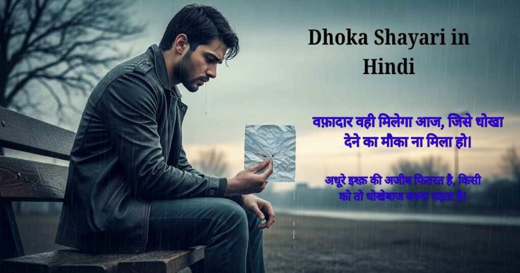 Dhoka Shayari in Hindi