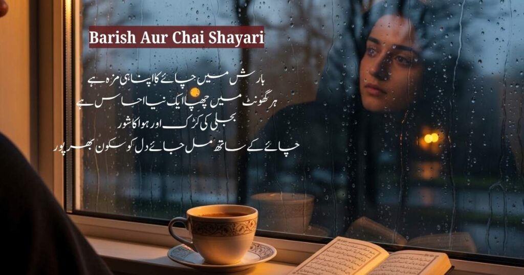 Barish Aur Chai Shayari