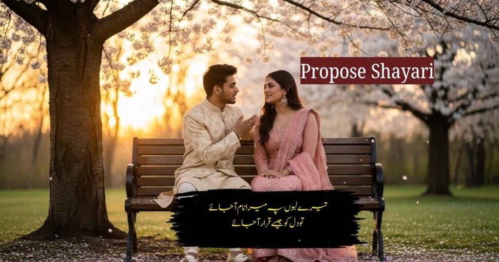 Propose Shayari