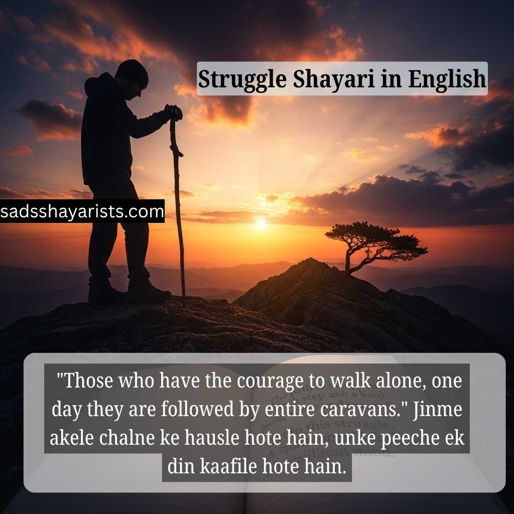 Struggle Shayari in English