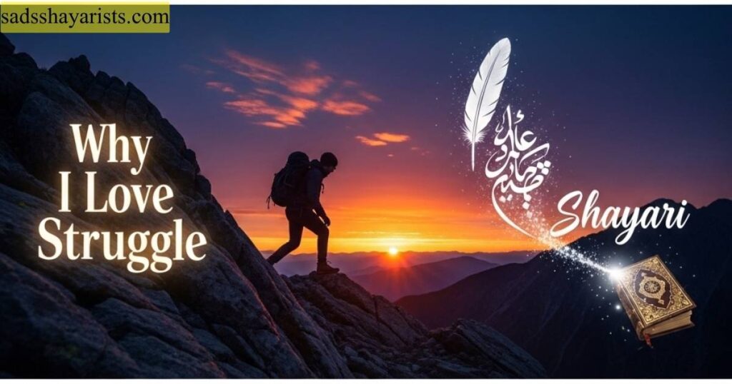 Why I Love Struggle Shayari