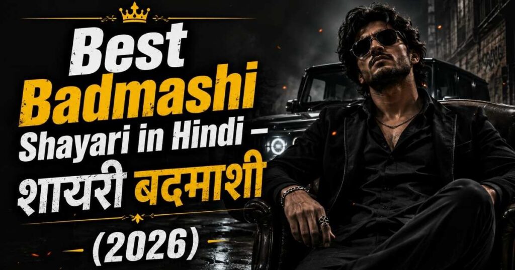Badmashi Shayari